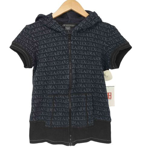 アルマーニエクスチェンジ ARMANI EXCHANGE Y2K ロゴ総柄 S/Sジップパーカー レディース JPN:S