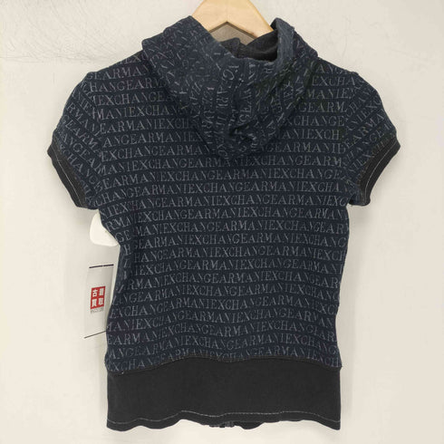 アルマーニエクスチェンジ ARMANI EXCHANGE Y2K ロゴ総柄 S/Sジップパーカー レディース JPN:S