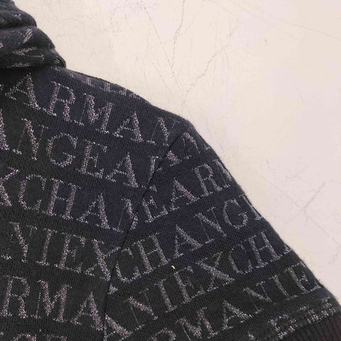 アルマーニエクスチェンジ ARMANI EXCHANGE Y2K ロゴ総柄 S/Sジップパーカー レディース JPN:S