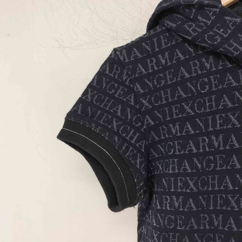 アルマーニエクスチェンジ ARMANI EXCHANGE Y2K ロゴ総柄 S/Sジップパーカー レディース JPN:S