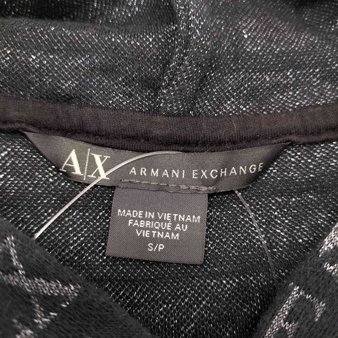 アルマーニエクスチェンジ ARMANI EXCHANGE Y2K ロゴ総柄 S/Sジップパーカー レディース JPN:S