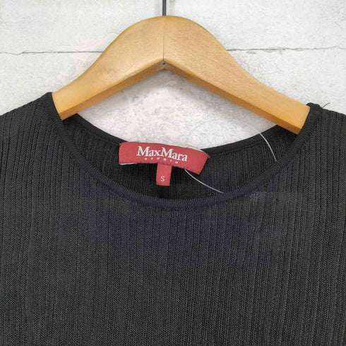 マックスマーラステュディオ MAX MARA STUDIO 長リブ フレンチスリーブトップス レディース JPN:S