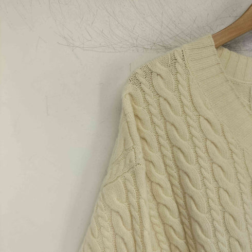 ユナイテッドアローズグリーンレーベルリラクシング UNITED ARROWS green label relaxing ゴールバーン Vネック ニット プルオーバー レディース