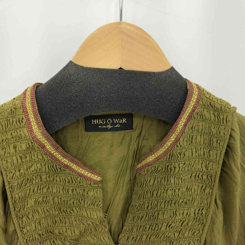 ハグオーワー HUG O WaR ボヘミアン刺繍ティアードドレス ワンピース レディース 2