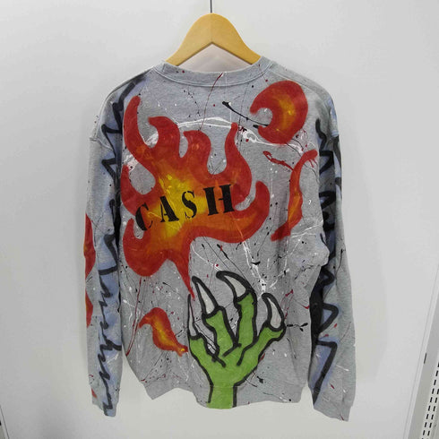 龍 ドラゴン ペイント カスタム スウェット メンズ JPN:XL