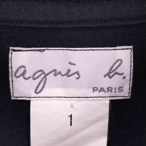 アニエスベー agnes b. Vネック S/S Tシャツ レディース JPN:1