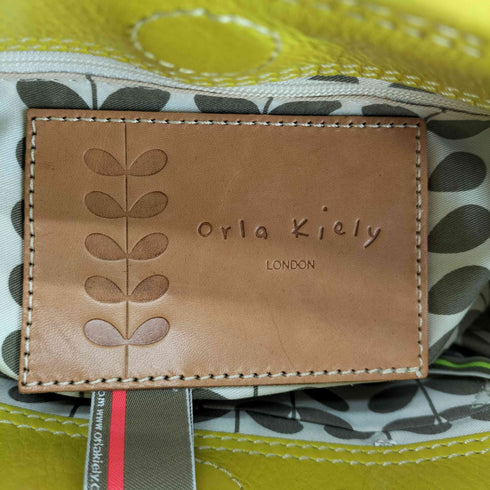 orla kiely レザーショルダーバッグ レディース