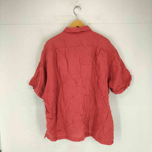 ブルックスブラザーズ BROOKS BROTHERS リネン100%半袖シャツ メンズ import:XL