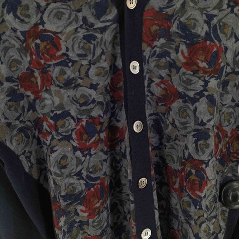 コムデギャルソンオムプリュス COMME des GARCONS HOMME PLUS 80S 花柄 ウール カーディガン メンズ
