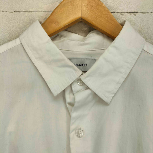 モノマート MONO-MART オーバールーズブロードレギュラーカラーL/Sシャツ ビッグシルエット長袖シャツ メンズ JPN:M