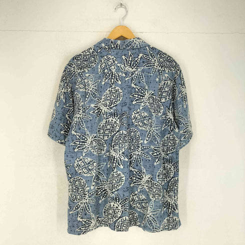 バティックベイ Batik Bay 総柄シルクシャツ メンズ L
