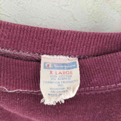 チャンピオン Champion 80S USA製 トリコタグ カレッジプリント ラグラン スウェット メンズ XL