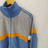 アディダス adidas 70S フランス製 PRODUCTION VENTEX フェルトロゴ スイッチングカラー アクリル ジップアップ トラック ジャケット ジャージ メンズ 180