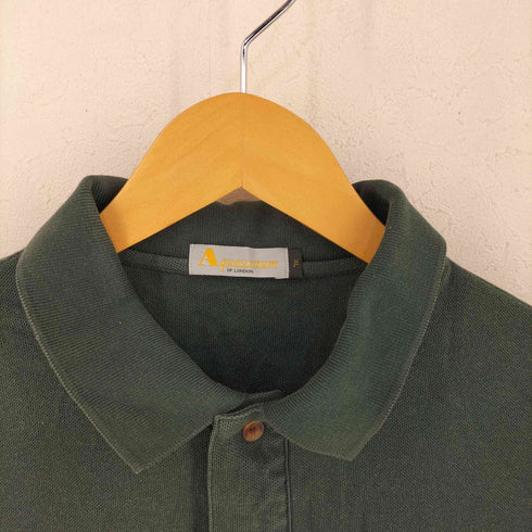 アクアスキュータム AQUASCUTUM ロゴ刺繍 鹿の子 S/Sポロシャツ メンズ JPN:XL