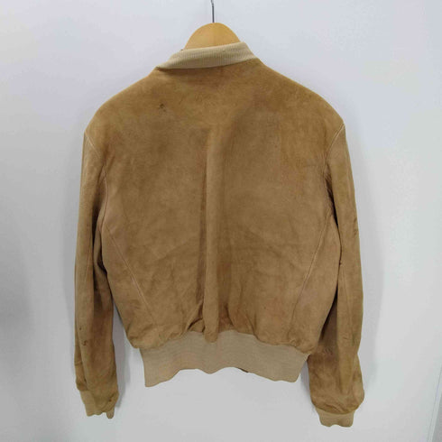 60S Pennleigh CLARK CORTS ジップ スウェードレザー ジップアップ ブルゾン ジャケット メンズ 40