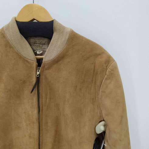 60S Pennleigh CLARK CORTS ジップ スウェードレザー ジップアップ ブルゾン ジャケット メンズ 40