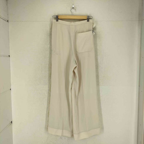 トーガプルラ TOGA PULLA ジョーゼットフリンジワイドパンツ レディース 34