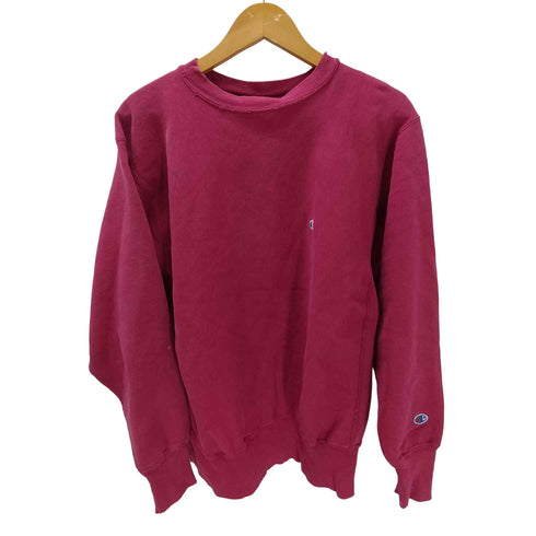 チャンピオン Champion 90S USA製 ポリ混紡 REVERSE WEAVE リバースウィーブ 目つき スウェット 襤褸 ボロ メンズ import:L