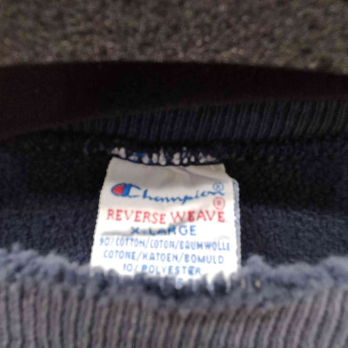 チャンピオン Champion 90S USA製 ポリ混紡 REVERSE WEAVE リバースウィーブ 目つき スウェット 襤褸 ボロ メンズ import:XL
