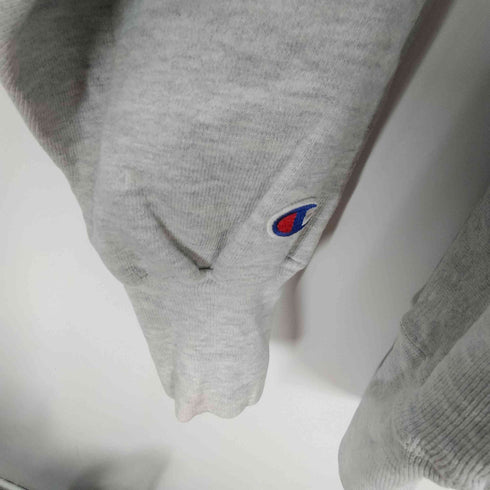 チャンピオン Champion FISHER COLLEGE エンブレム ロゴ プリント 袖目つき スウェット メンズ