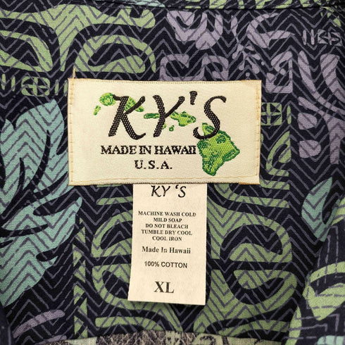 ケーワイズ KYs S/S 総柄アロハシャツ メンズ JPN:XL