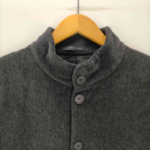 エンポリオアルマーニ EMPORIO ARMANI 90S イタリア製 ウール ポリ スタンドネック 5B ジャケット メンズ EUR:54