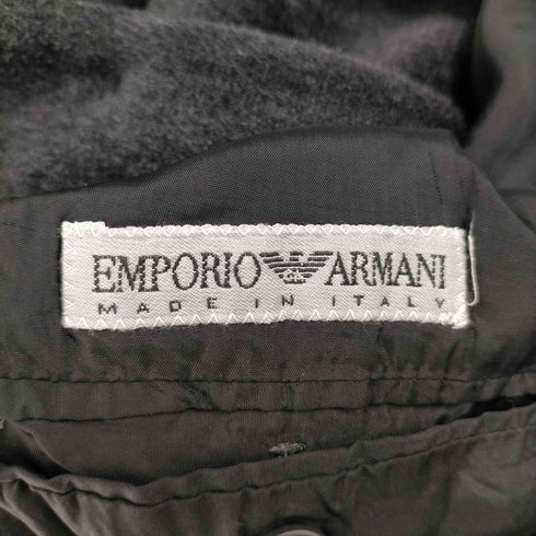 エンポリオアルマーニ EMPORIO ARMANI 90S イタリア製 ウール ポリ スタンドネック 5B ジャケット メンズ EUR:54