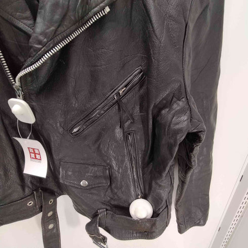 ウィルソン Wilsons Leather Thinsulate 本革 レザー ダブル ライダース ジャケット メンズ import:XL
