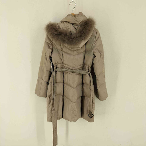 アンタイトル UNTITLED ベルテッド ファーロングダウンコート レディース JPN:2