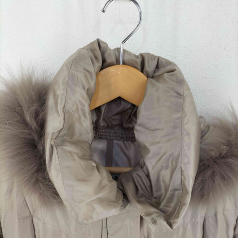 アンタイトル UNTITLED ベルテッド ファーロングダウンコート レディース JPN:2