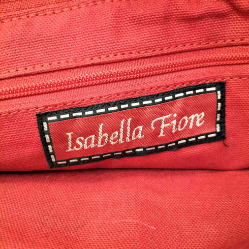 isabella fiore BAD GIRL 総柄 ビジューハンドバッグ レディース