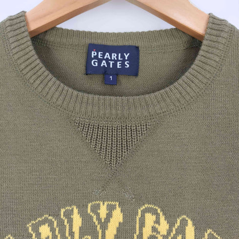 パーリーゲイツ PEARLY GATES ロゴ ニット セーター レディース JPN:1