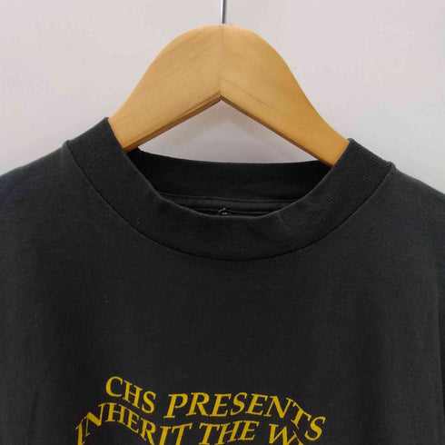 90S FRUIT OF THE LOOM ボディ USA製 CHS PRESENTS INHERIT THE WIND ムービー プリント Tシャツ 袖シングル メンズ import:XL
