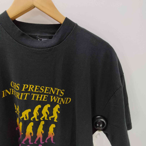 90S FRUIT OF THE LOOM ボディ USA製 CHS PRESENTS INHERIT THE WIND ムービー プリント Tシャツ 袖シングル メンズ import:XL