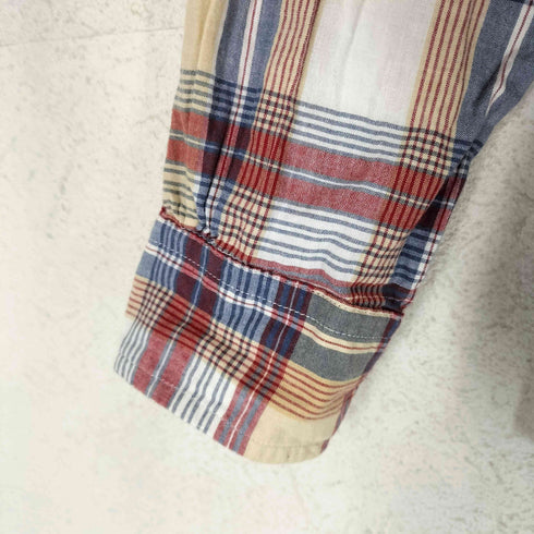 ブルックスブラザーズ BROOKS BROTHERS チェック柄ボタンダウンシャツ メンズ import:S