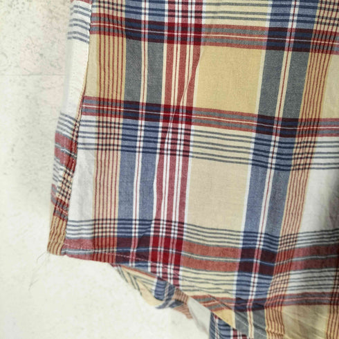 ブルックスブラザーズ BROOKS BROTHERS チェック柄ボタンダウンシャツ メンズ import:S