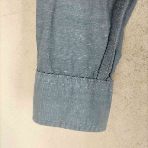 ブルックスブラザーズレッドフリース BROOKS BROTHERS REDFLEECE リネン混ボタンシャツ メンズ import:S