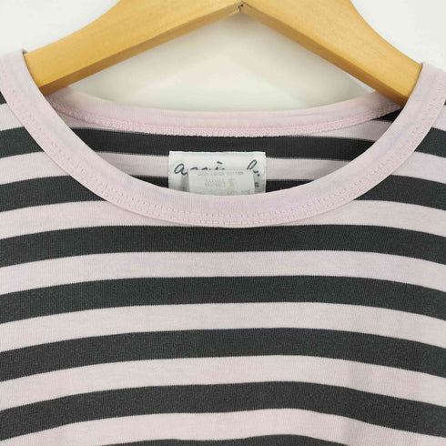 アニエスベー agnes b. PARIS ボーダー L/S Tシャツ レディース JPN:1