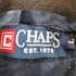 チャップス CHAPS ワンポイントロゴ ボーダー ロングスリーブ ポロシャツ メンズ L