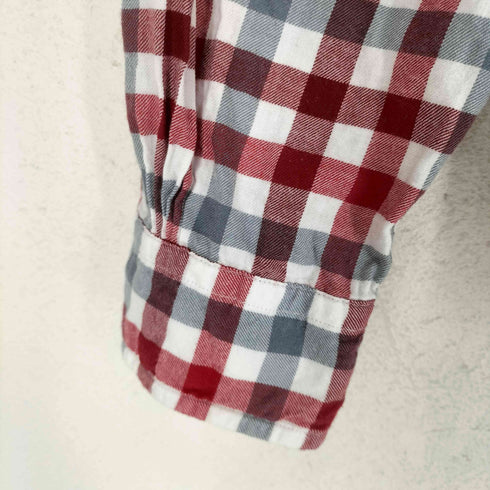 ブルックスブラザーズ BROOKS BROTHERS チェック柄ボタンダウンシャツ メンズ import:M