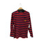 ポロバイラルフローレン Polo by RALPH LAUREN 90-00s ワンポイントロゴ ボーダー クルーネック ロングスリーブ Tシャツ レディース L
