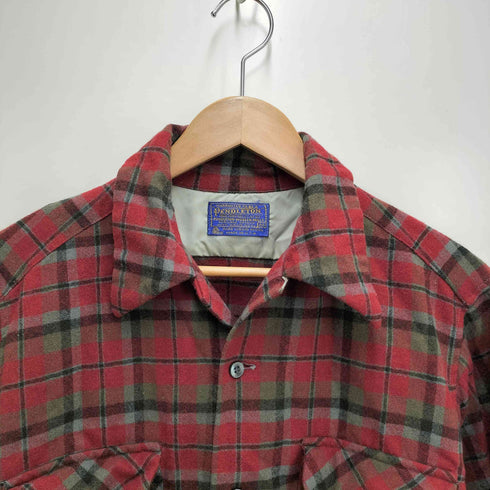 ペンドルトン PENDLETON 70s usa製 ボードシャツ チェック柄 ウールシャツ メンズ JPN:M