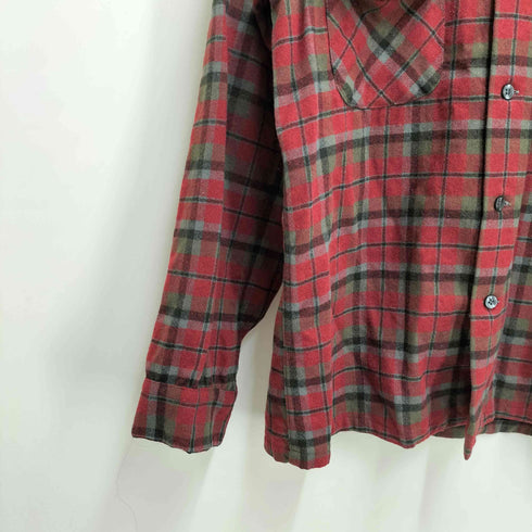 ペンドルトン PENDLETON 70s usa製 ボードシャツ チェック柄 ウールシャツ メンズ JPN:M
