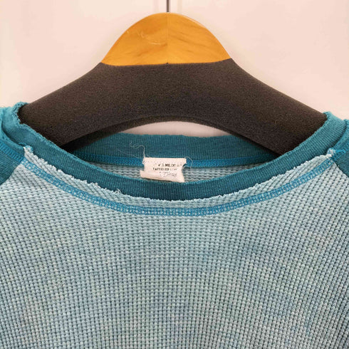 ヴァンダライズ VANDALIZE コットンクルーネックサーマルtシャツ メンズ
