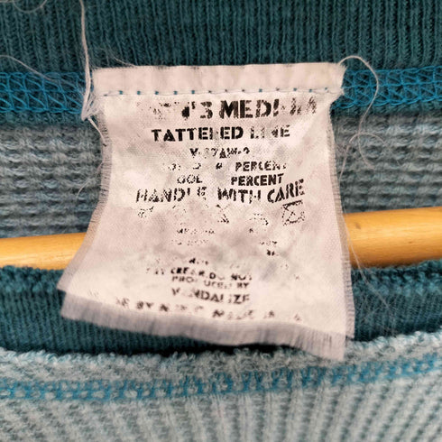 ヴァンダライズ VANDALIZE コットンクルーネックサーマルtシャツ メンズ