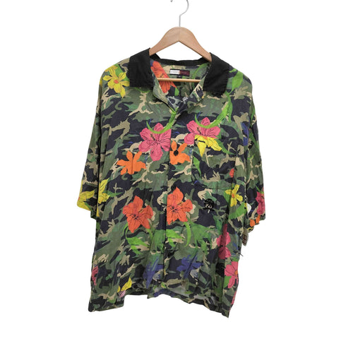 トミーヒルフィガー TOMMY HILFIGER 総柄 アロハシャツ メンズ JPN:XL