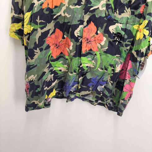 トミーヒルフィガー TOMMY HILFIGER 総柄 アロハシャツ メンズ JPN:XL