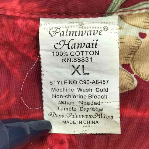 パルムウェーブ Palmwave アロハシャツ メンズ import:XL