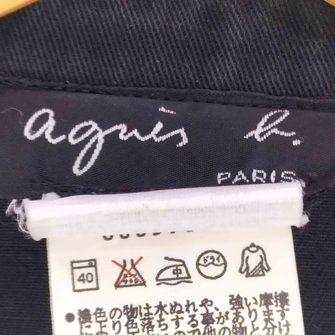 アニエスベー agnes b. フランス製 ブラック トラッカージャケット メンズ 2