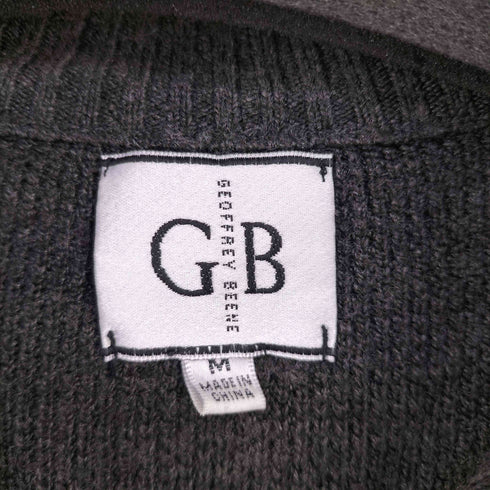 ジェフリービーン GEOFFREY BEENE アクリル ハーフジップ ニット メンズ M